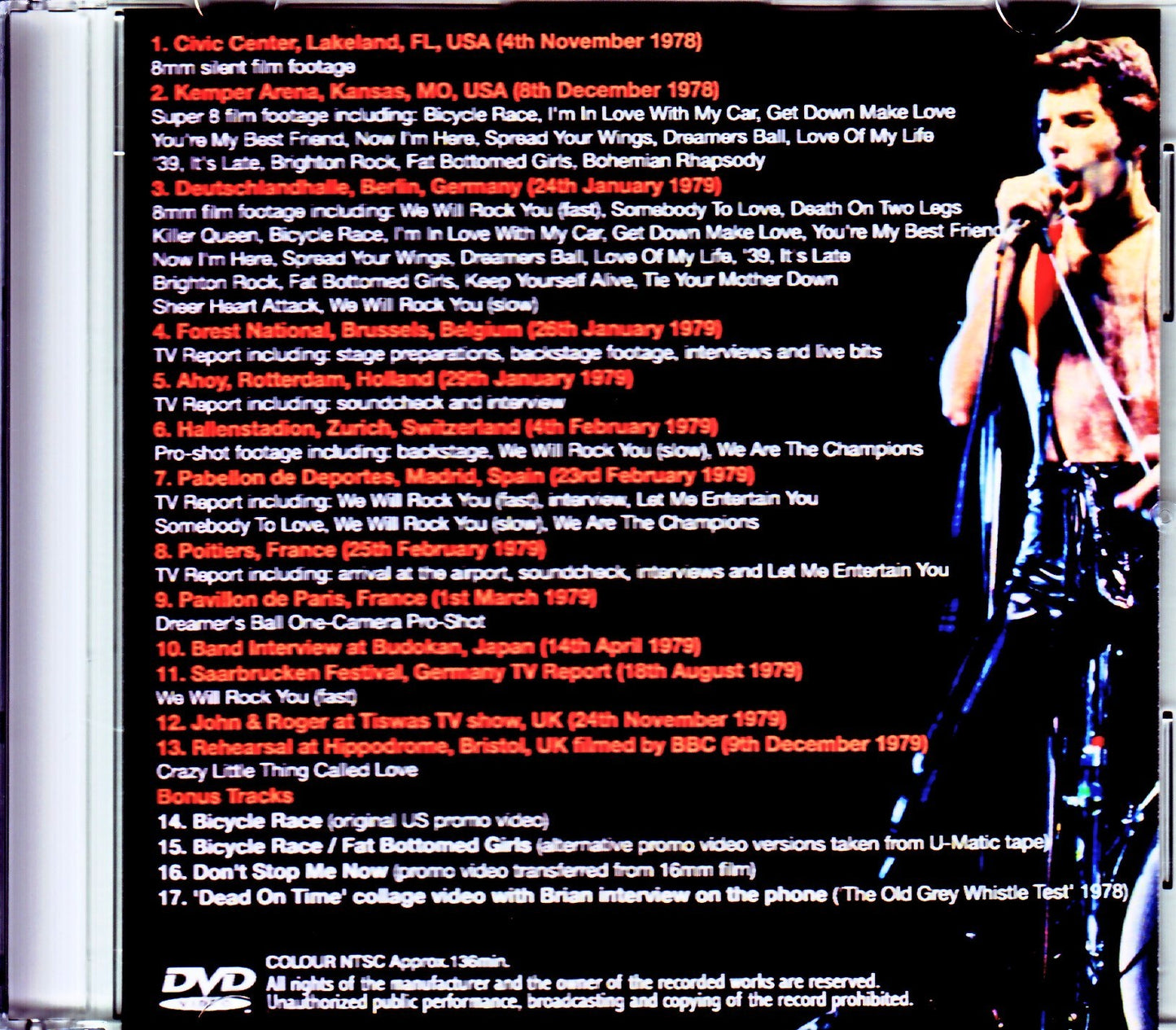 Queen/Live Killersth Anniversary Video Rarities