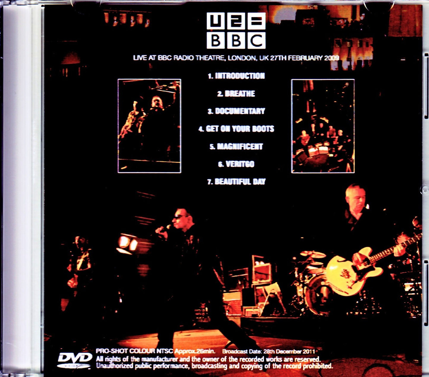 U2/London,UK 2009 Japanese Broadcast Ver.