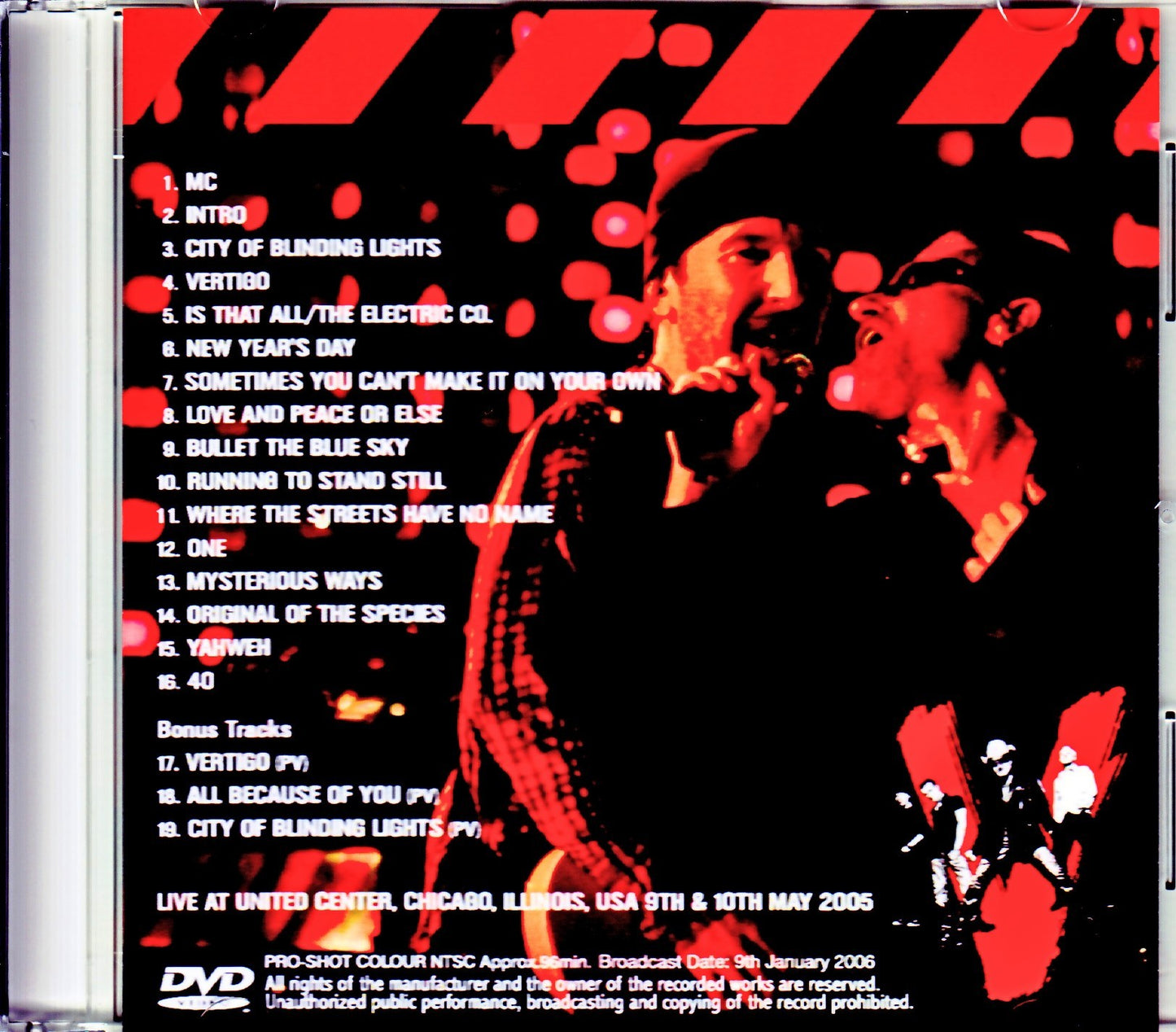 U2/IL,USA 2005 2Days Japanese Broadcast Ver.