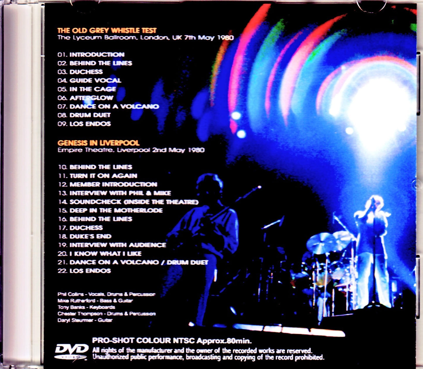Genesis/London,UK 1980 & more
