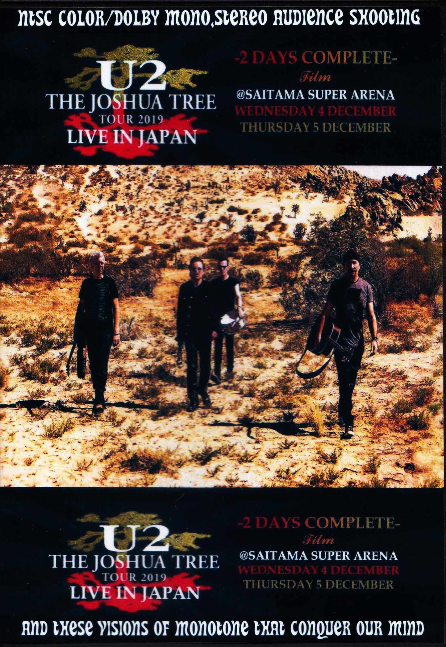 U2/Saitama,Japan 2019 2Days Complete