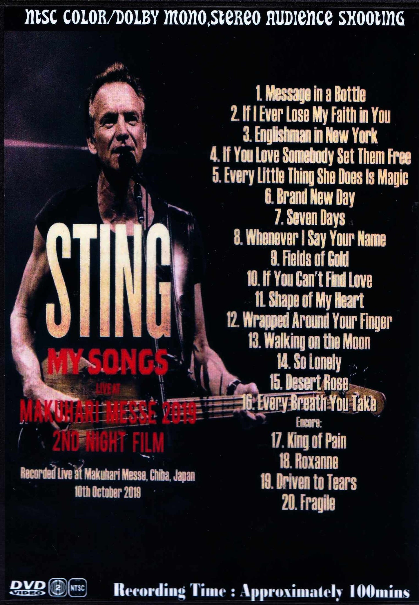 Sting/Chiba,Japan 10.10.2019
