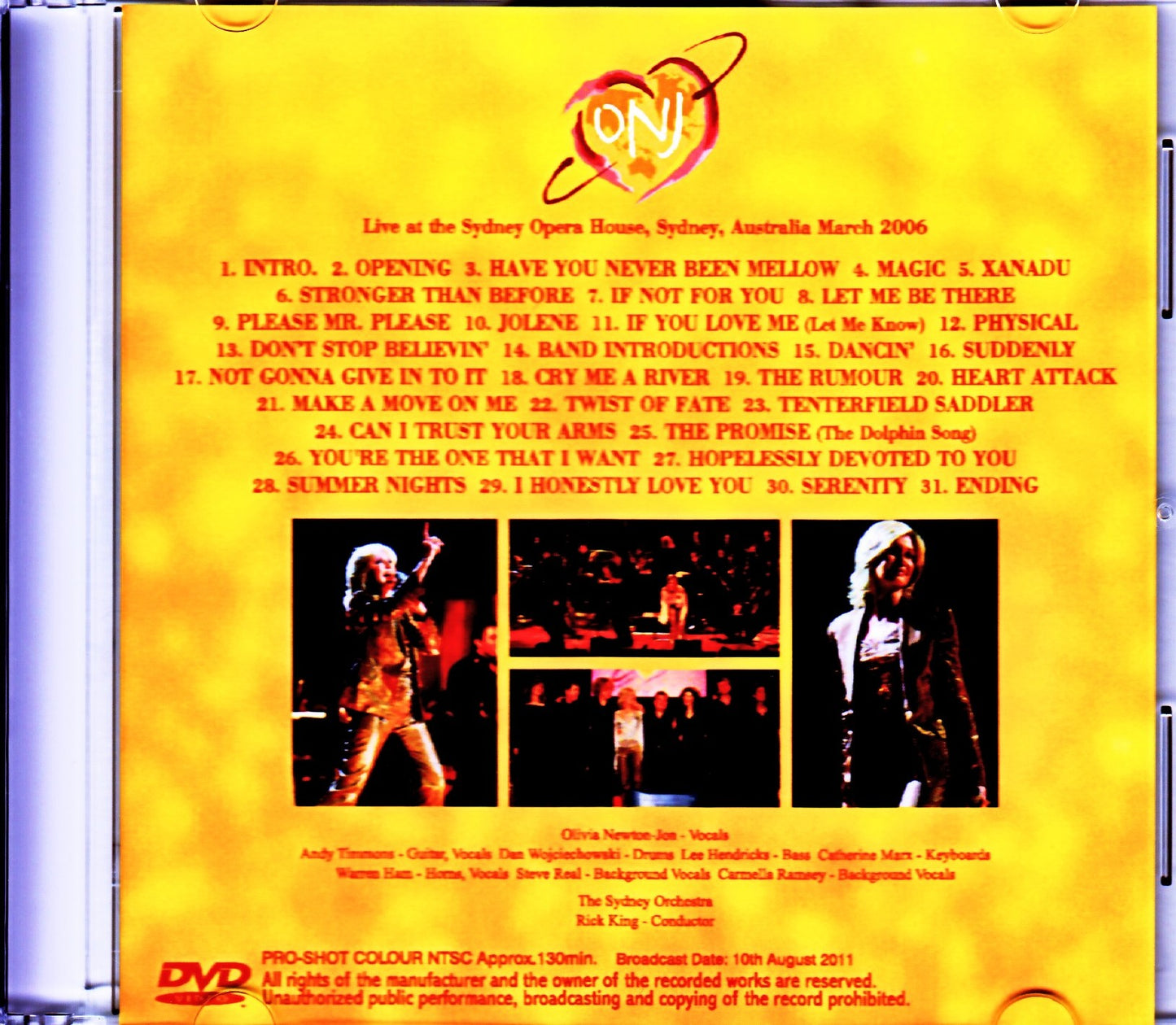 Olivia Newton-John/Australia 2006 Japanese Broadcast Ver.