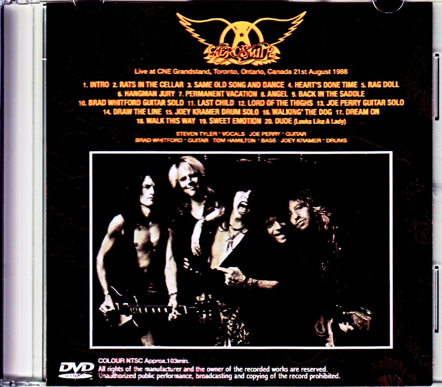 Aerosmith/Canada 1988