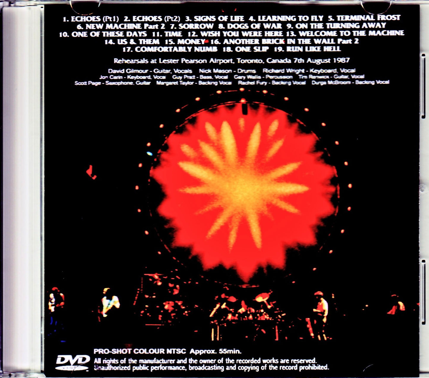 Pink Floyd/Canada 1987 Rehearsals