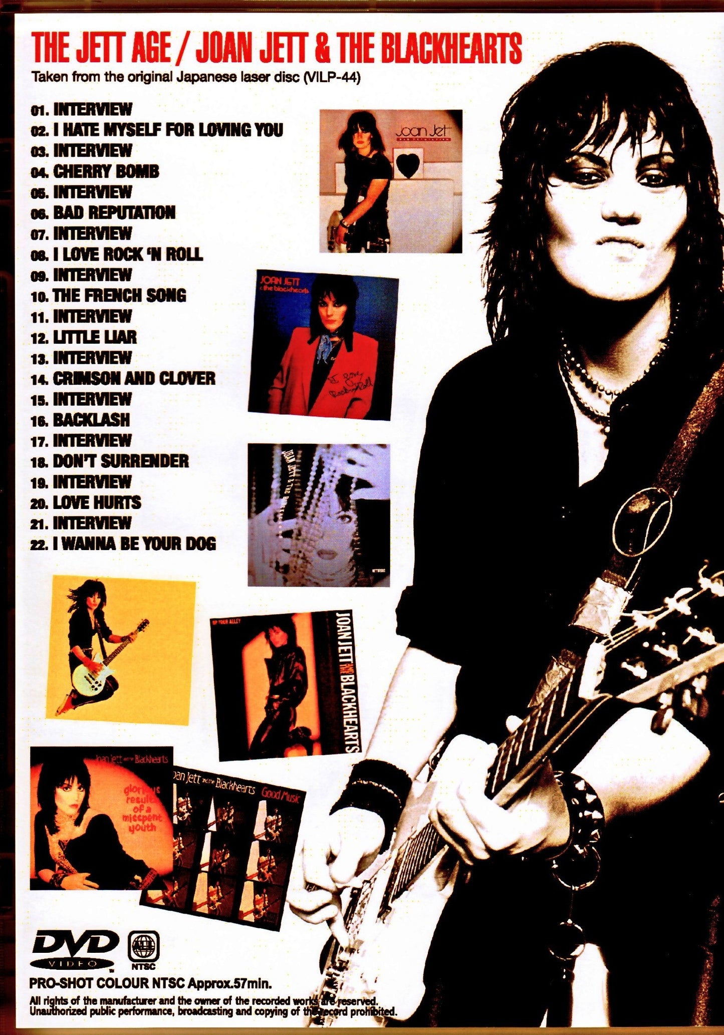 Joan Jett & the Blackhearts/The Jett Age Japanese Laser Disc Ver.