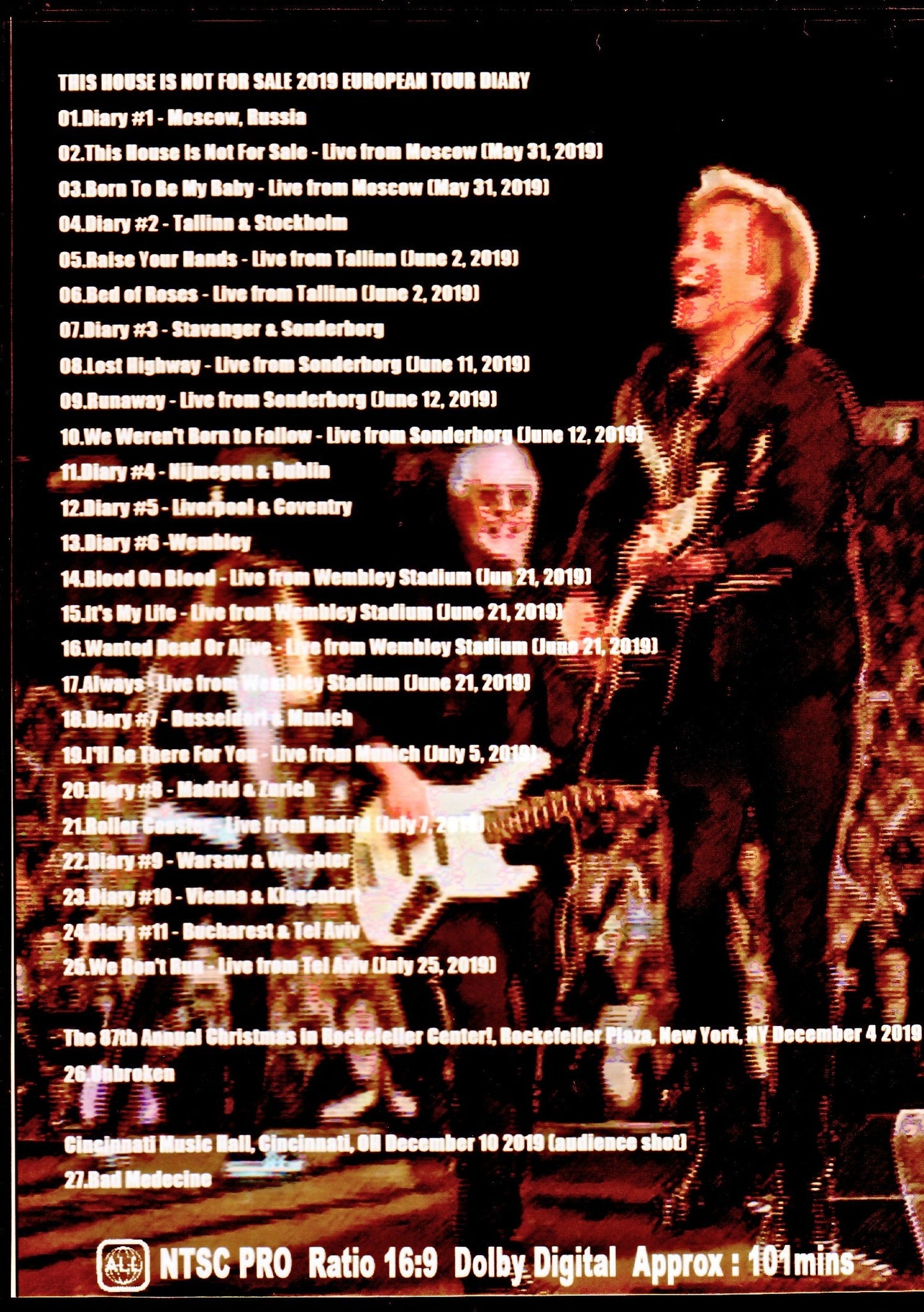 Bon Jovi/Europe Tour Collection 2019