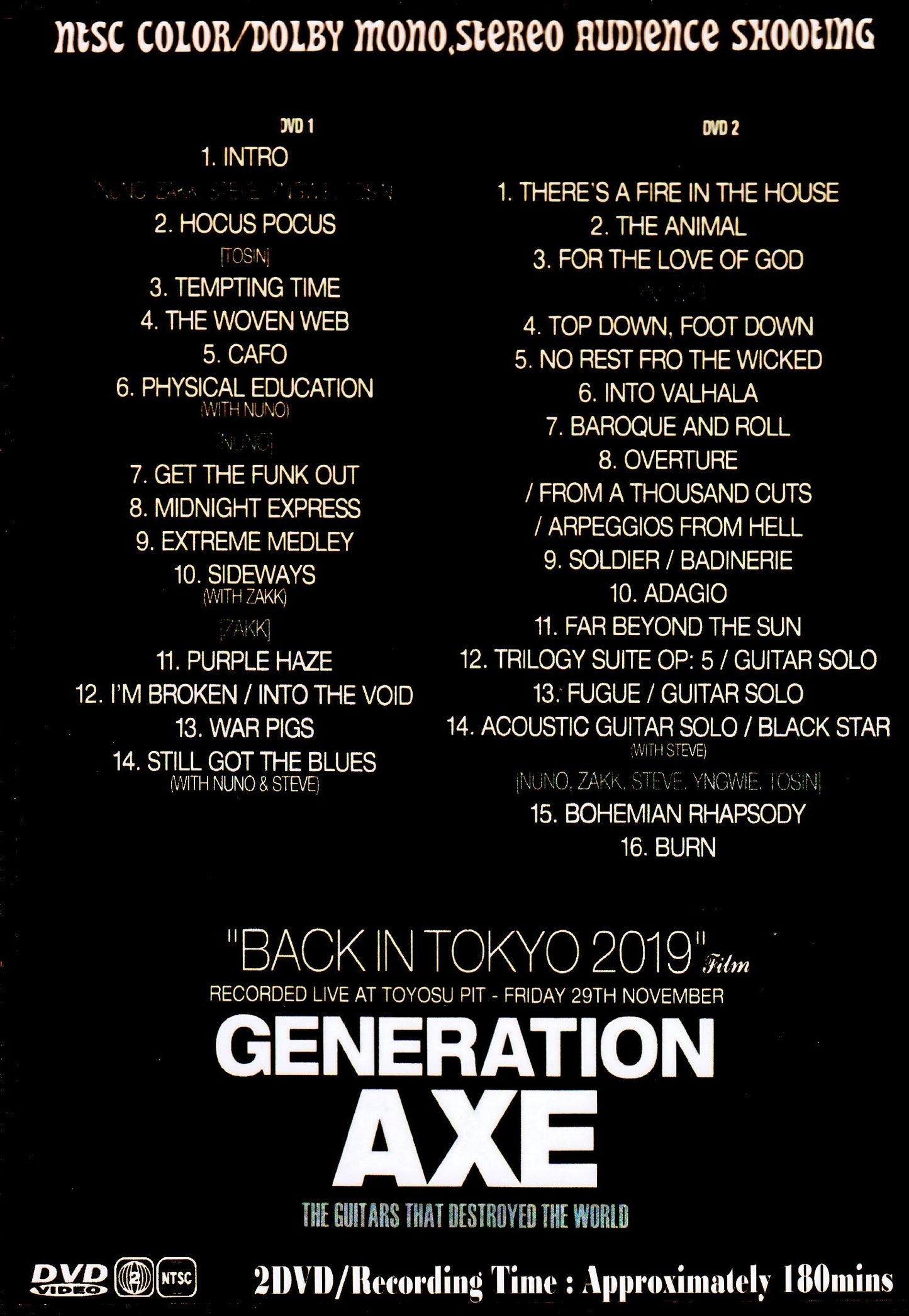 Generation Ax/Tokyo,Japan 2019 Sound IEM Matrix