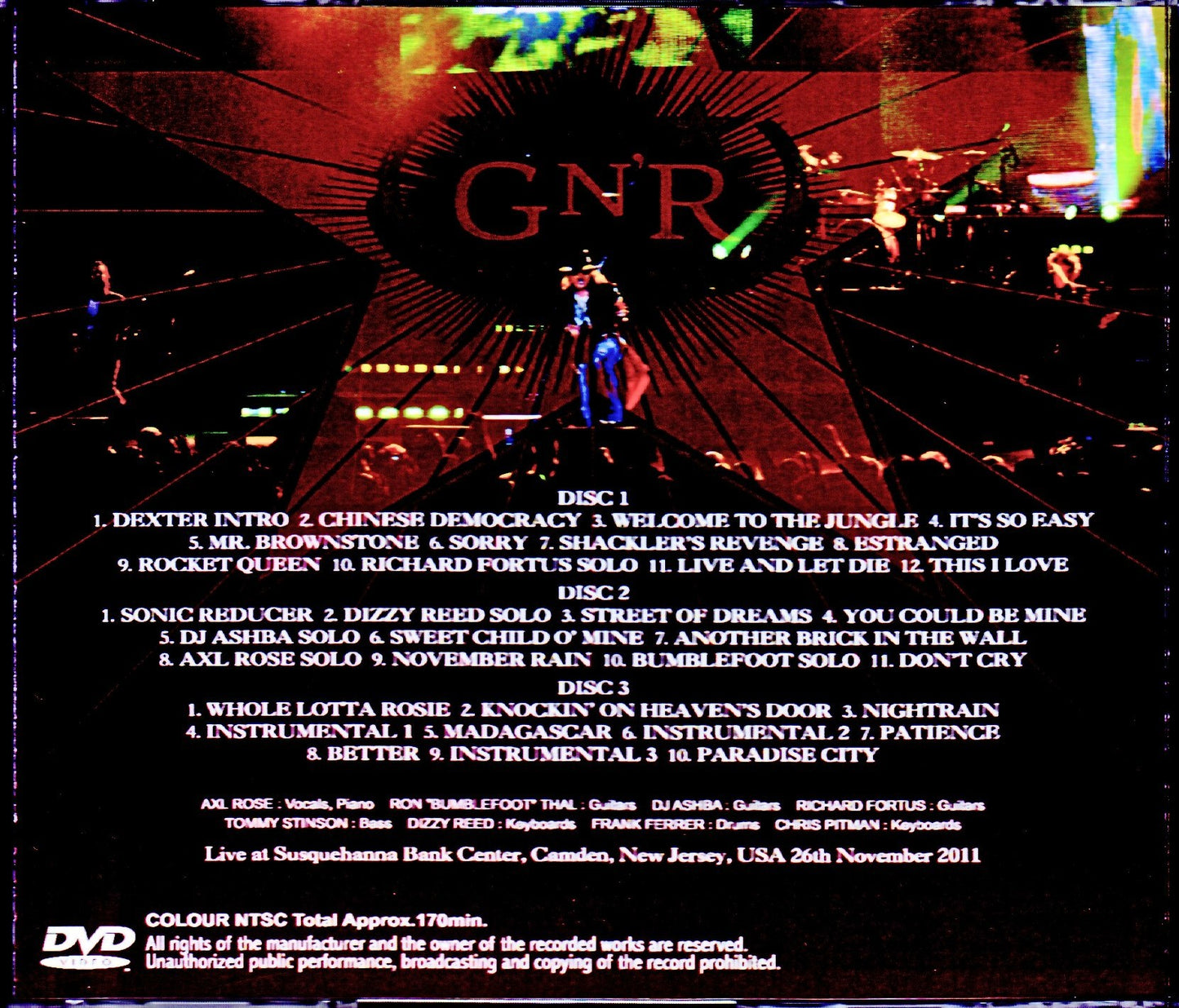 Guns N' Roses/NJ, USA 2011