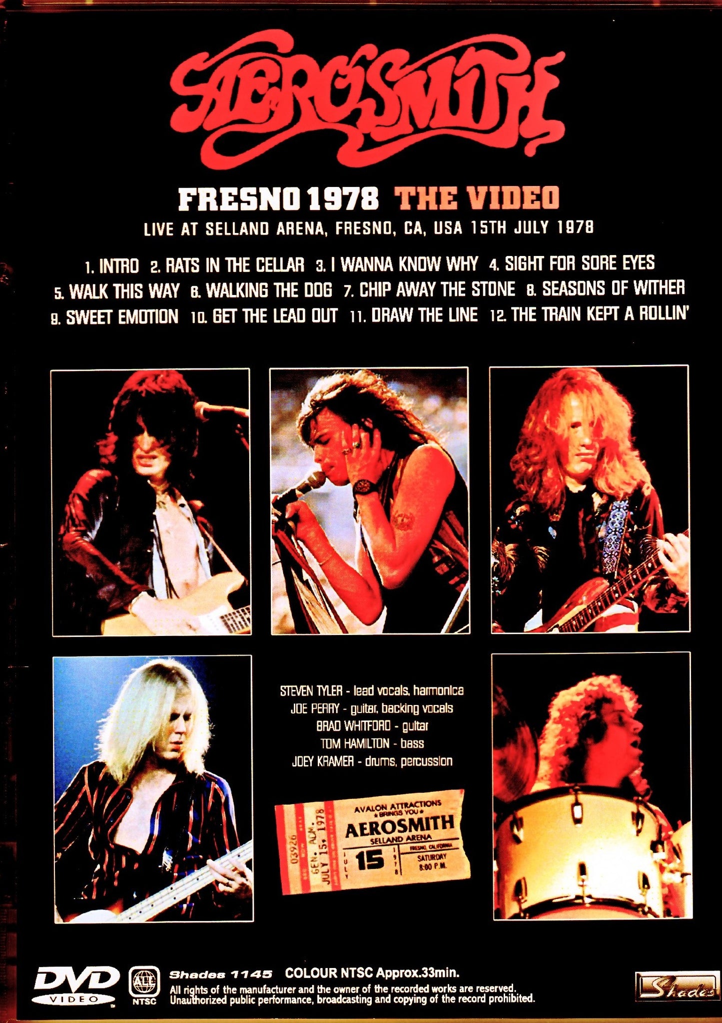 Aerosmith/CA, USA 1978