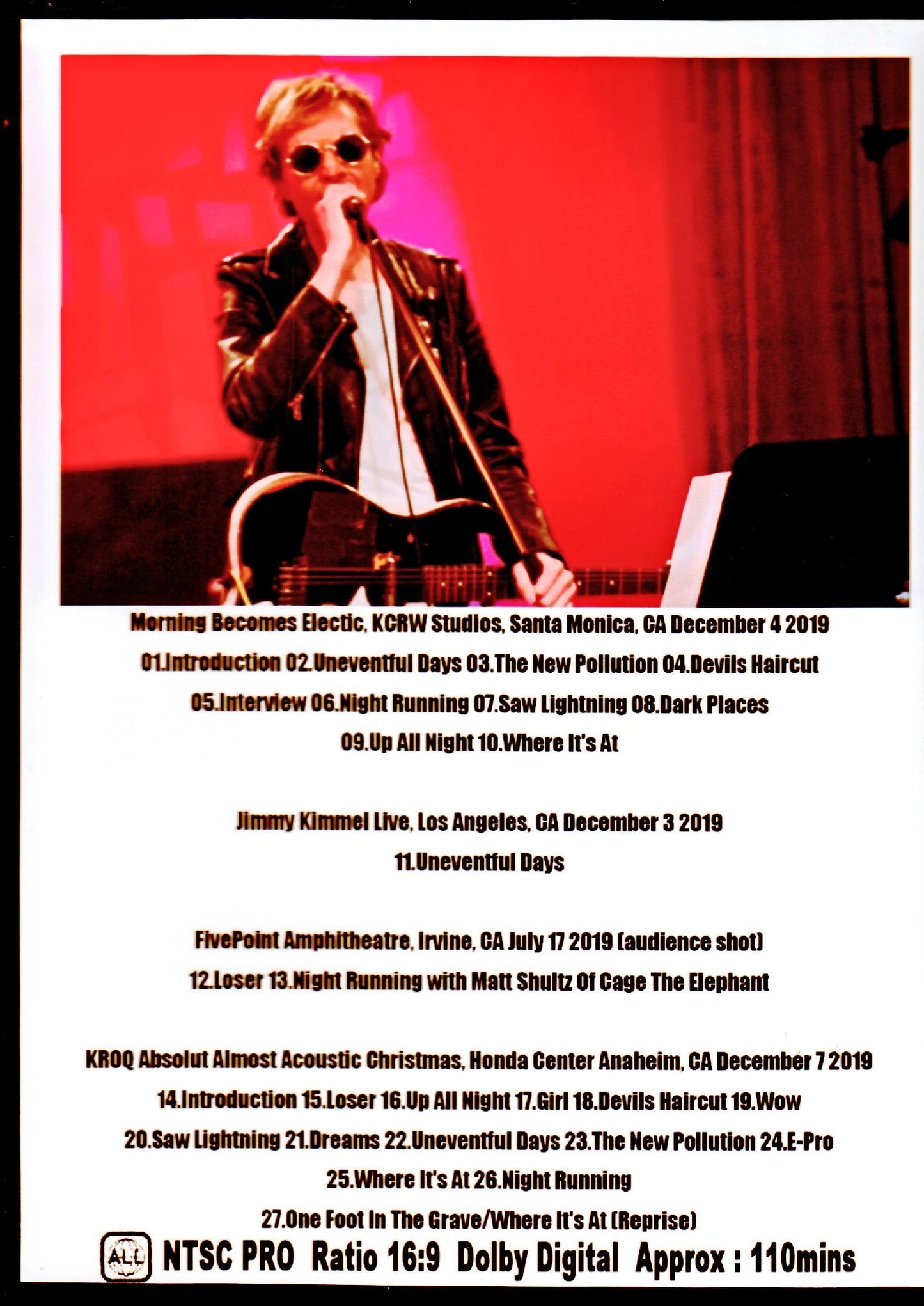 Beck/CA,USA 2019 Promotion Performances Collection