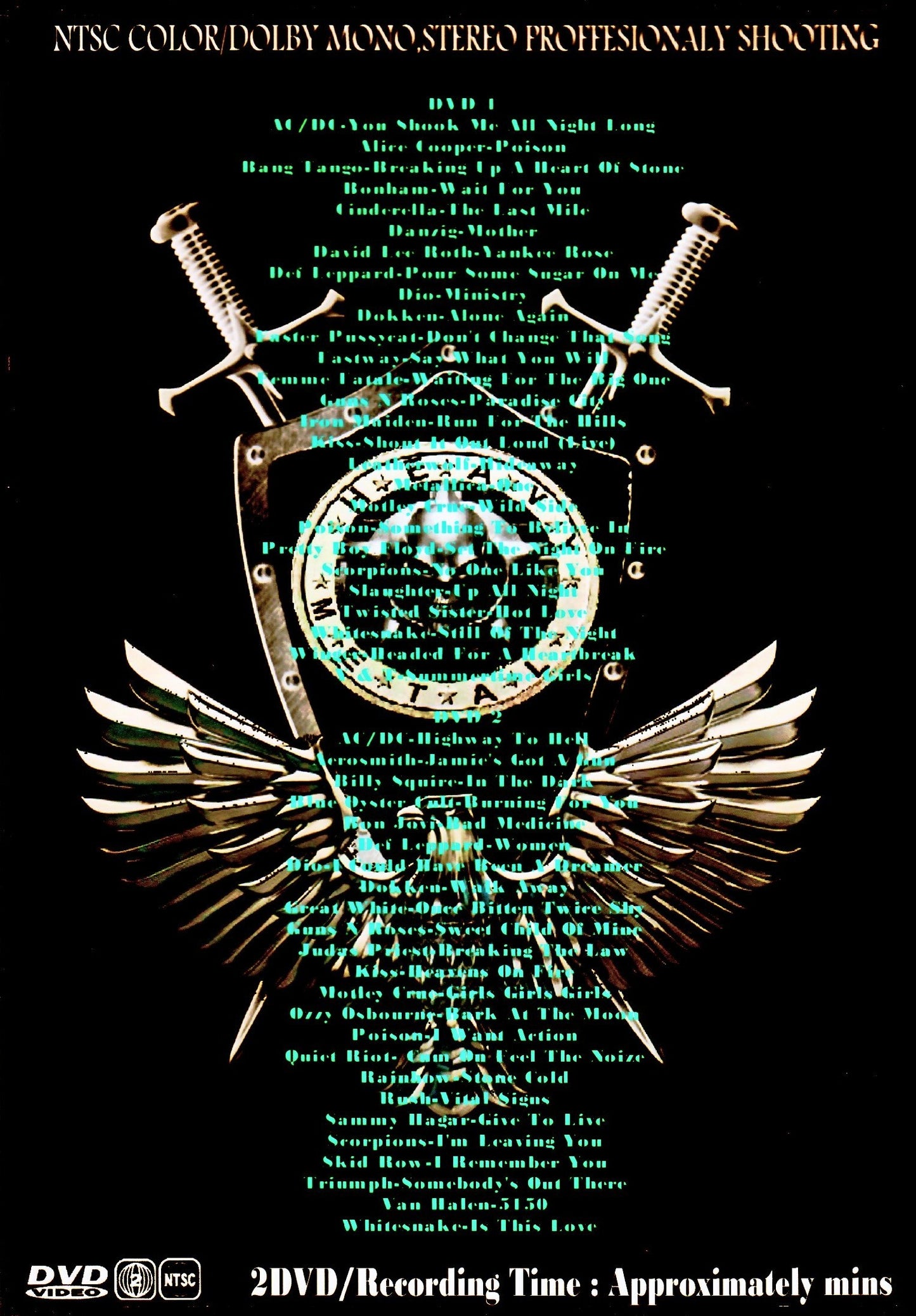 Various Artists Bon Jovi,Guns N' Roses,Scorpions,Iron Maiden,Ozzy Osbourne/Metal Video Collection 80's Vol.1 & 2