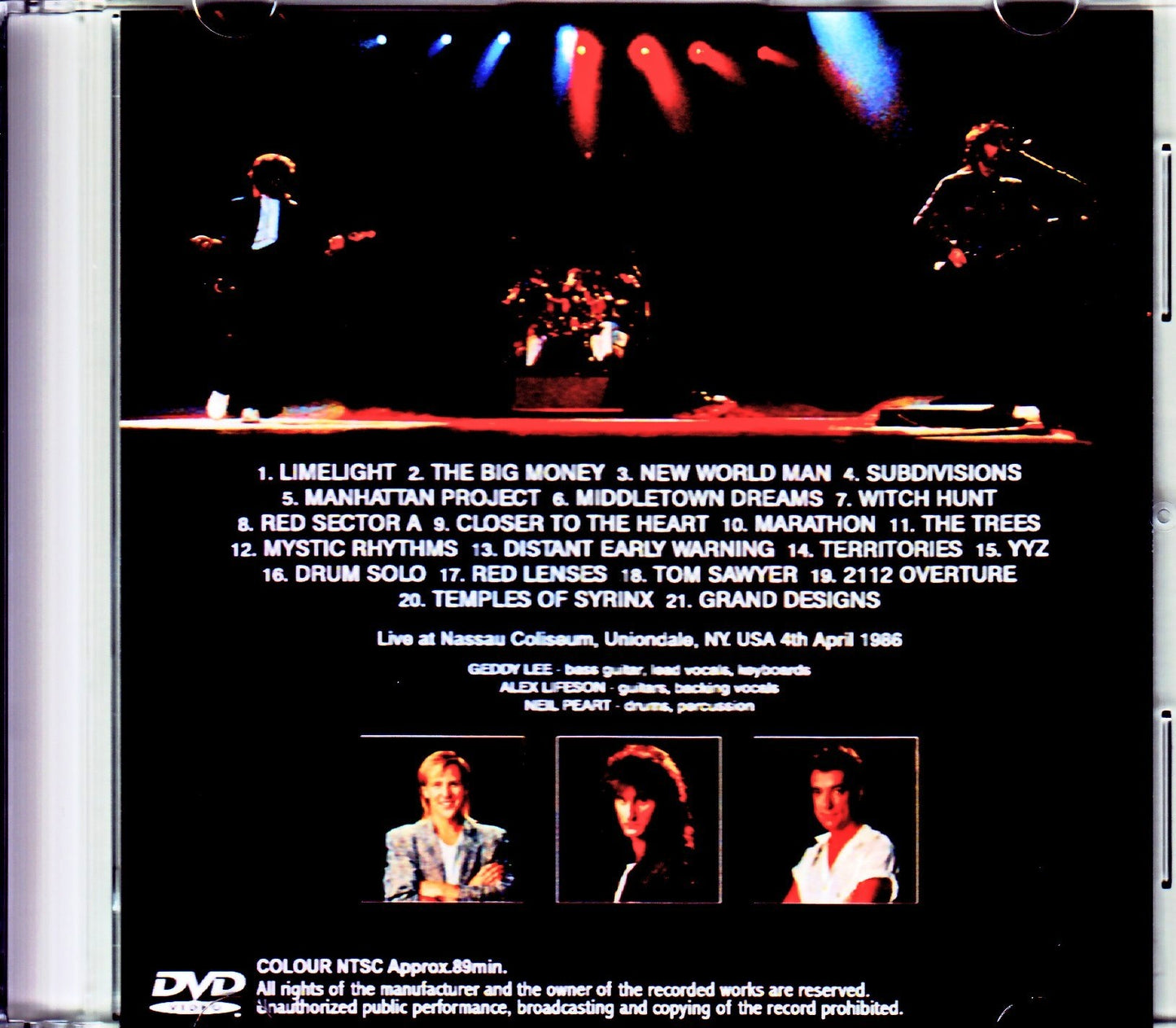 Rush/NY, USA 1986