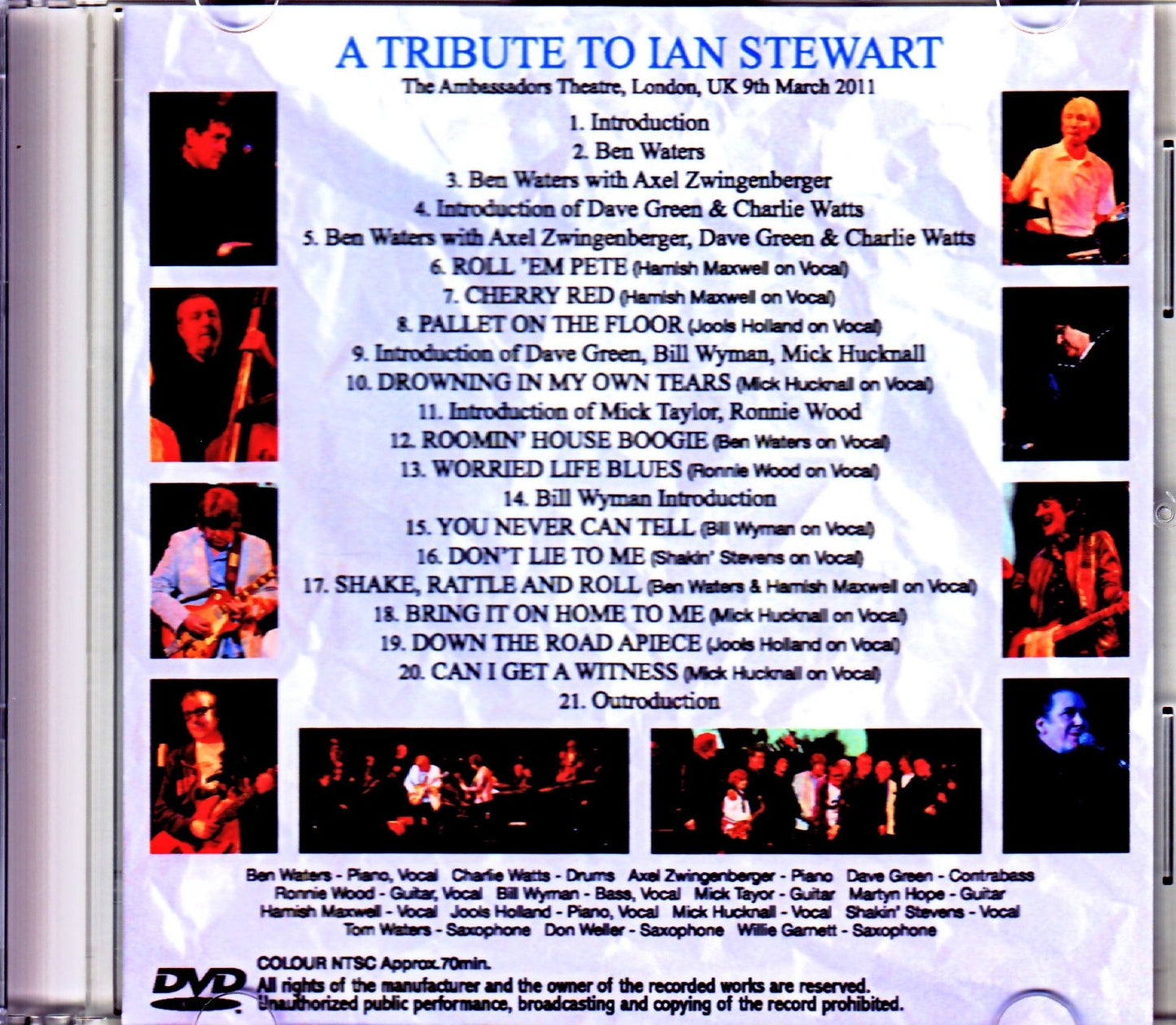 The ABC & D of Boogie Woogie Charlie Watts/London,UK 2011