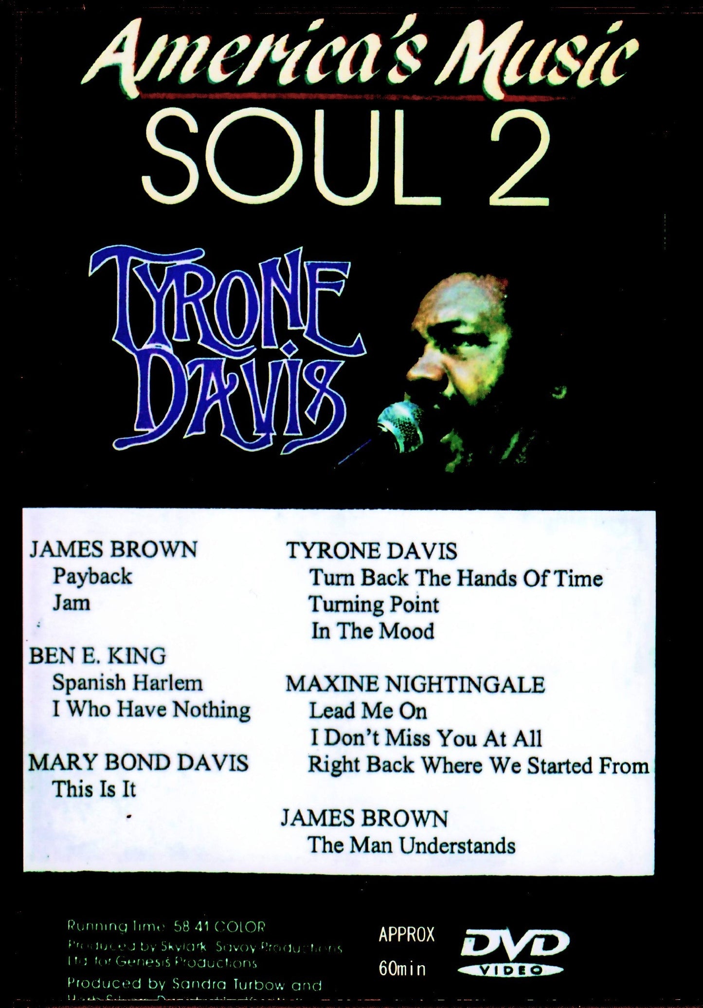 Various Artists James Brown, Ben E. King, Tyrone Davis, Maxine Nightingale/America's Music Soul Vol.2