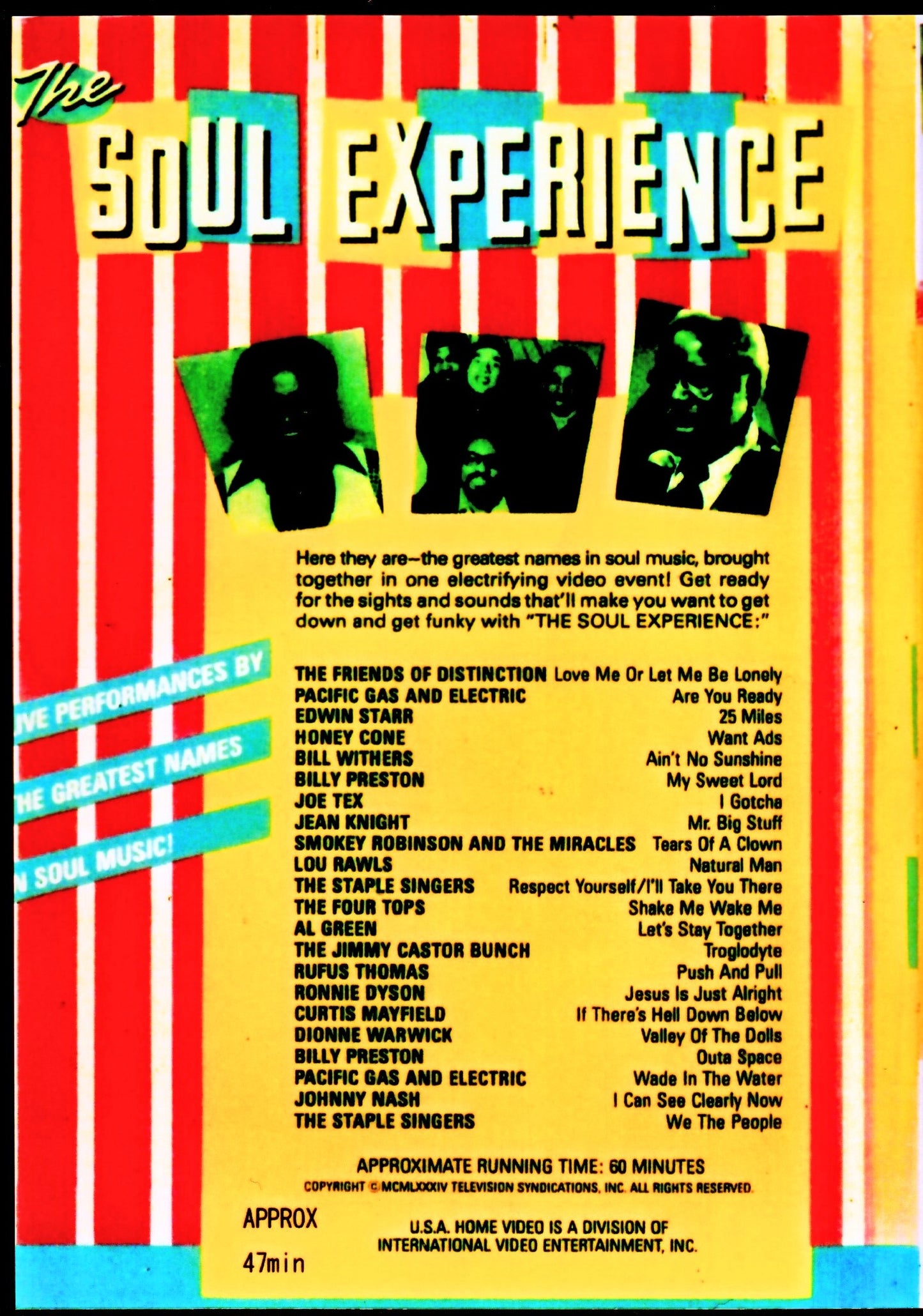 Various Artists Bill Withers, Staple Singers, Al Green, Curtis Mayfield, Billy Preston/Soul Experience