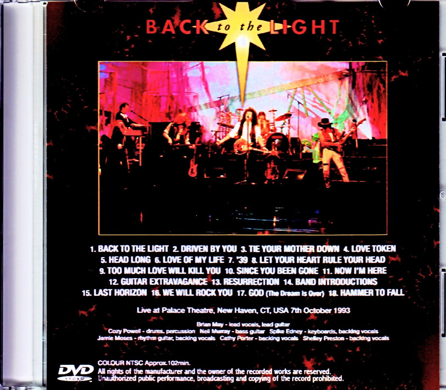 Brian May Band,Cozy Powell/CT,USA 1993