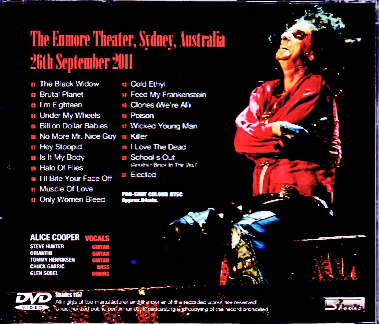 Alice Cooper,Orianthi/Australia 2011