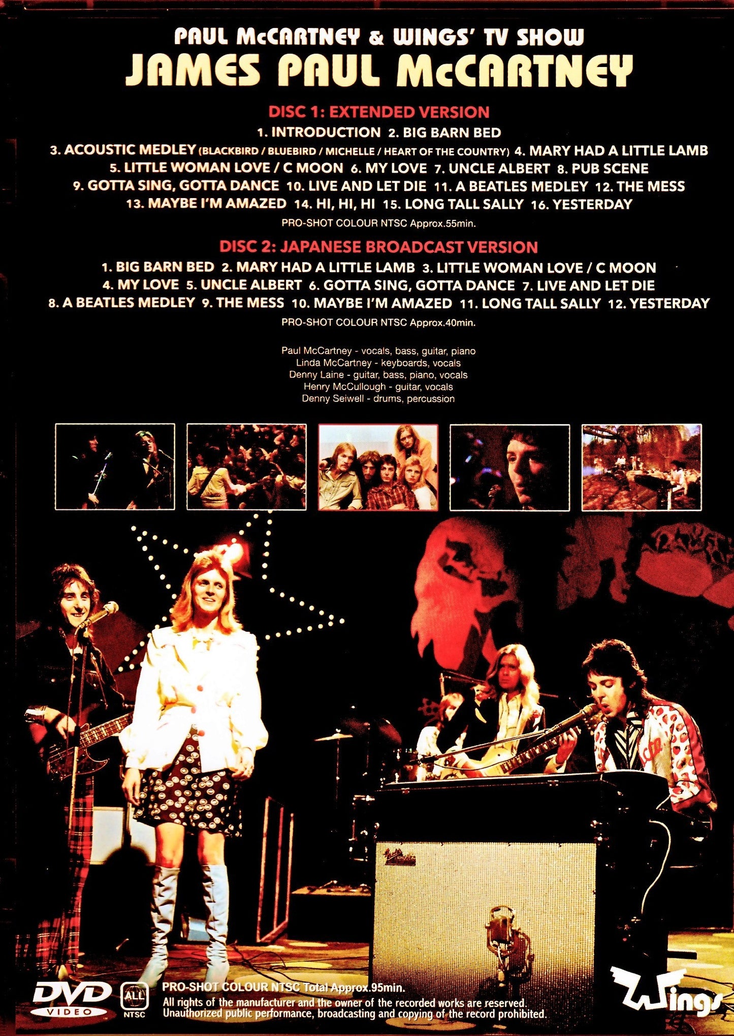 Paul McCartney,Wings/TV Show Extended & Japanese Broadcast Version
