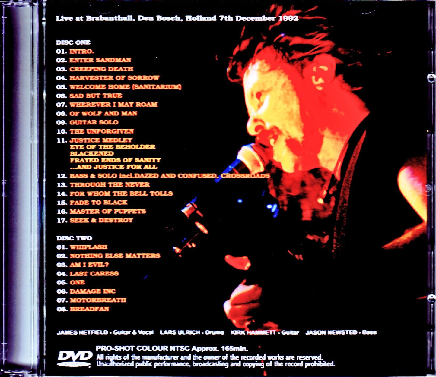 Metallica/Holland 1992