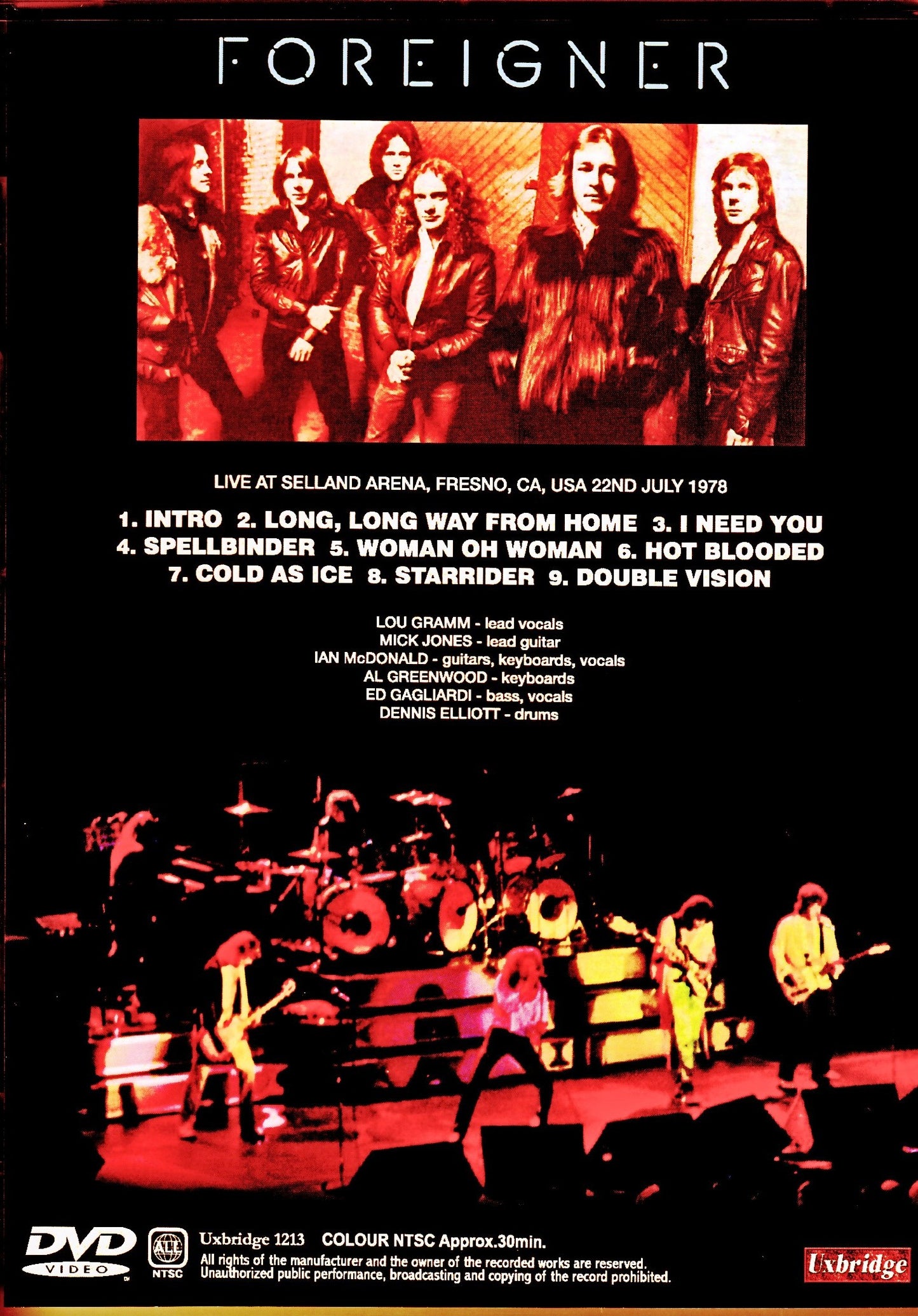 Foreigner/CA, USA 1978