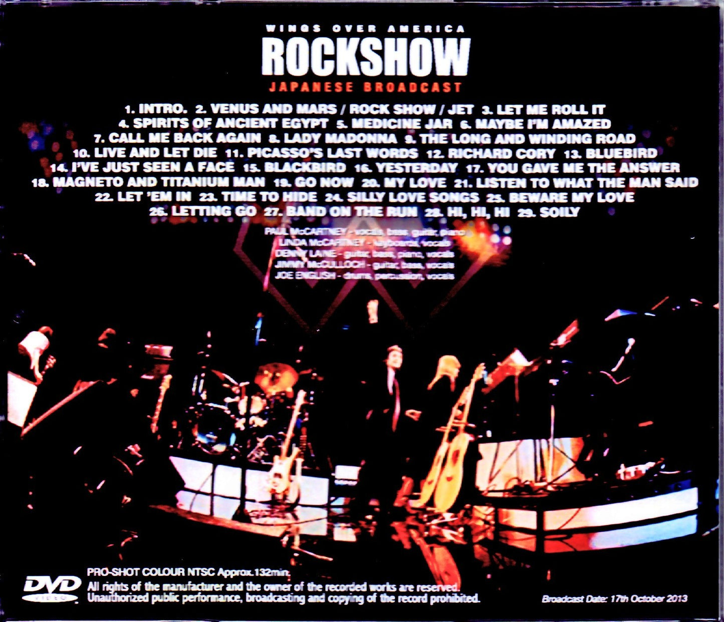Paul McCartney,Wings/Rockshow Japanese Broadcast Version