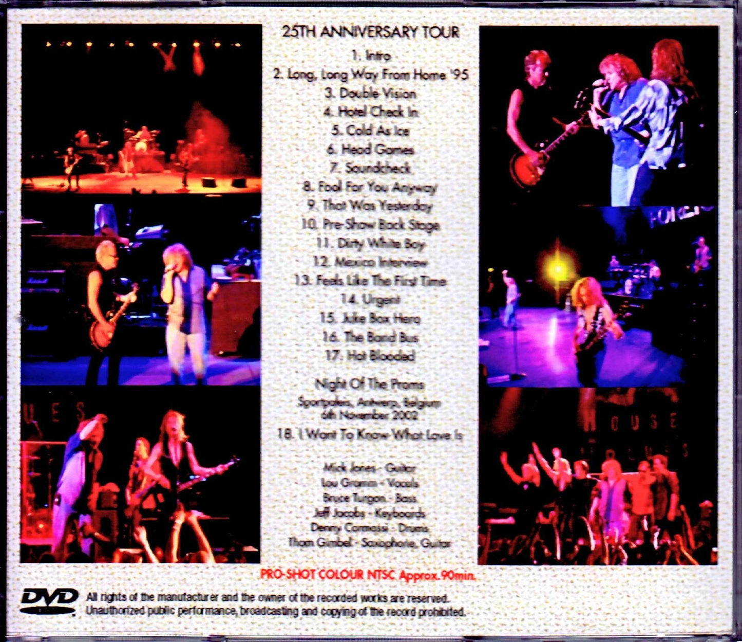 Foreigner/Live Compilation 2002