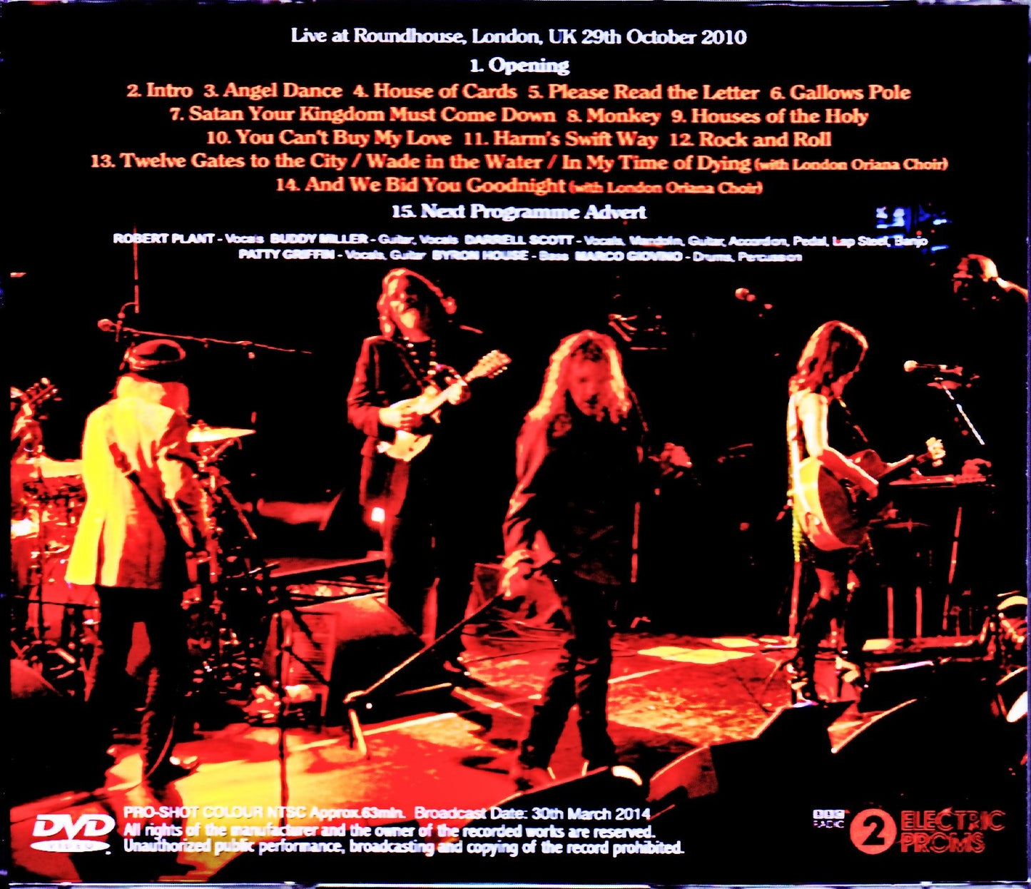 Robert Plant/London,UK 2010 Japanese Broadcast Edition