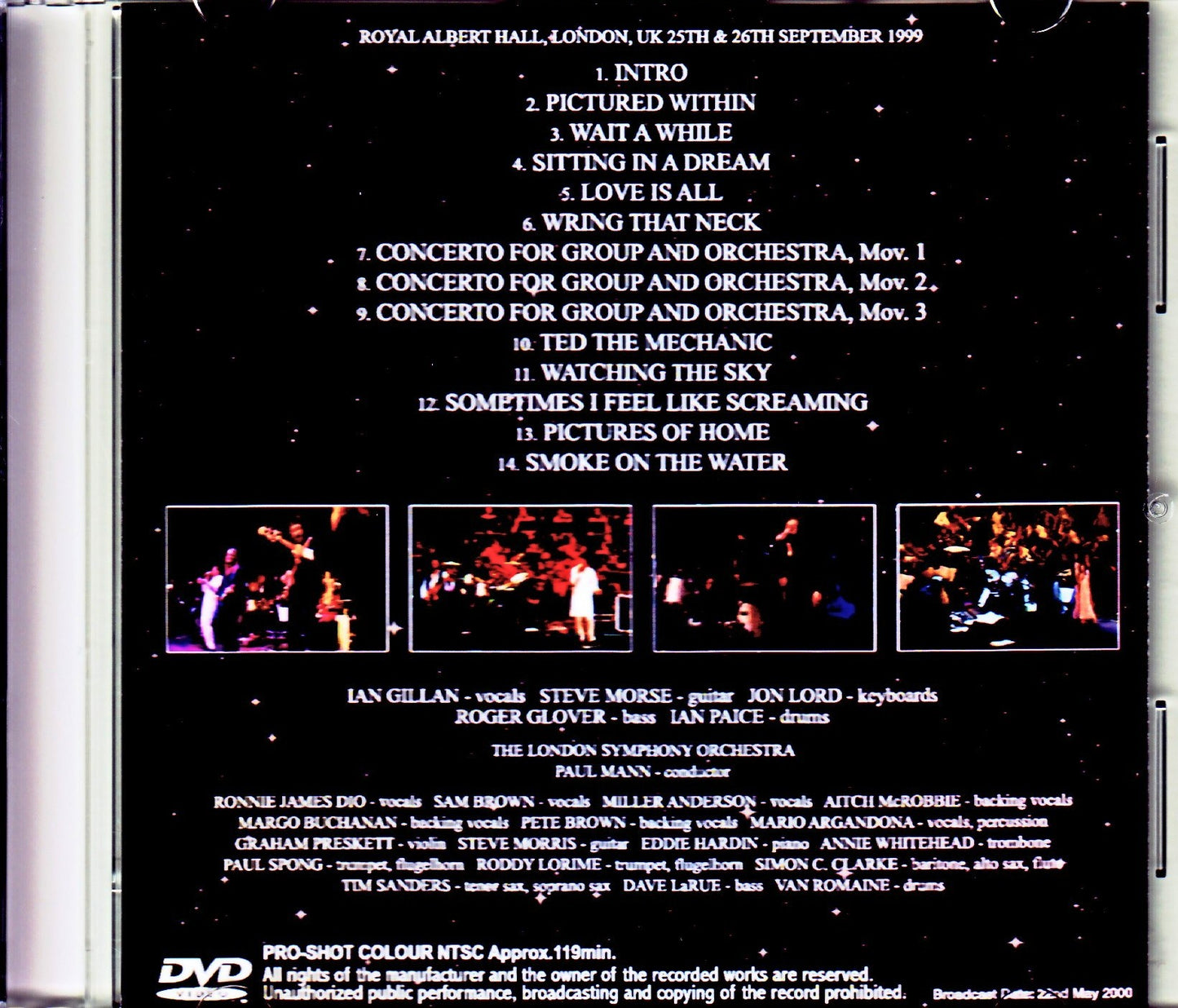 Deep Purple,The London Symphony Orchestra/London,UK 1999 Japanese Broadcast Version