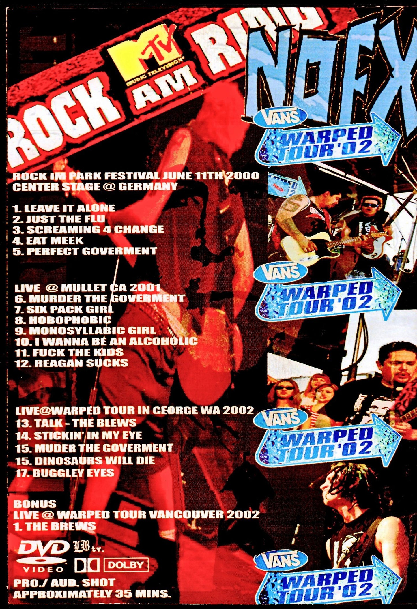 NOFX/Live Compilation 2000-2002
