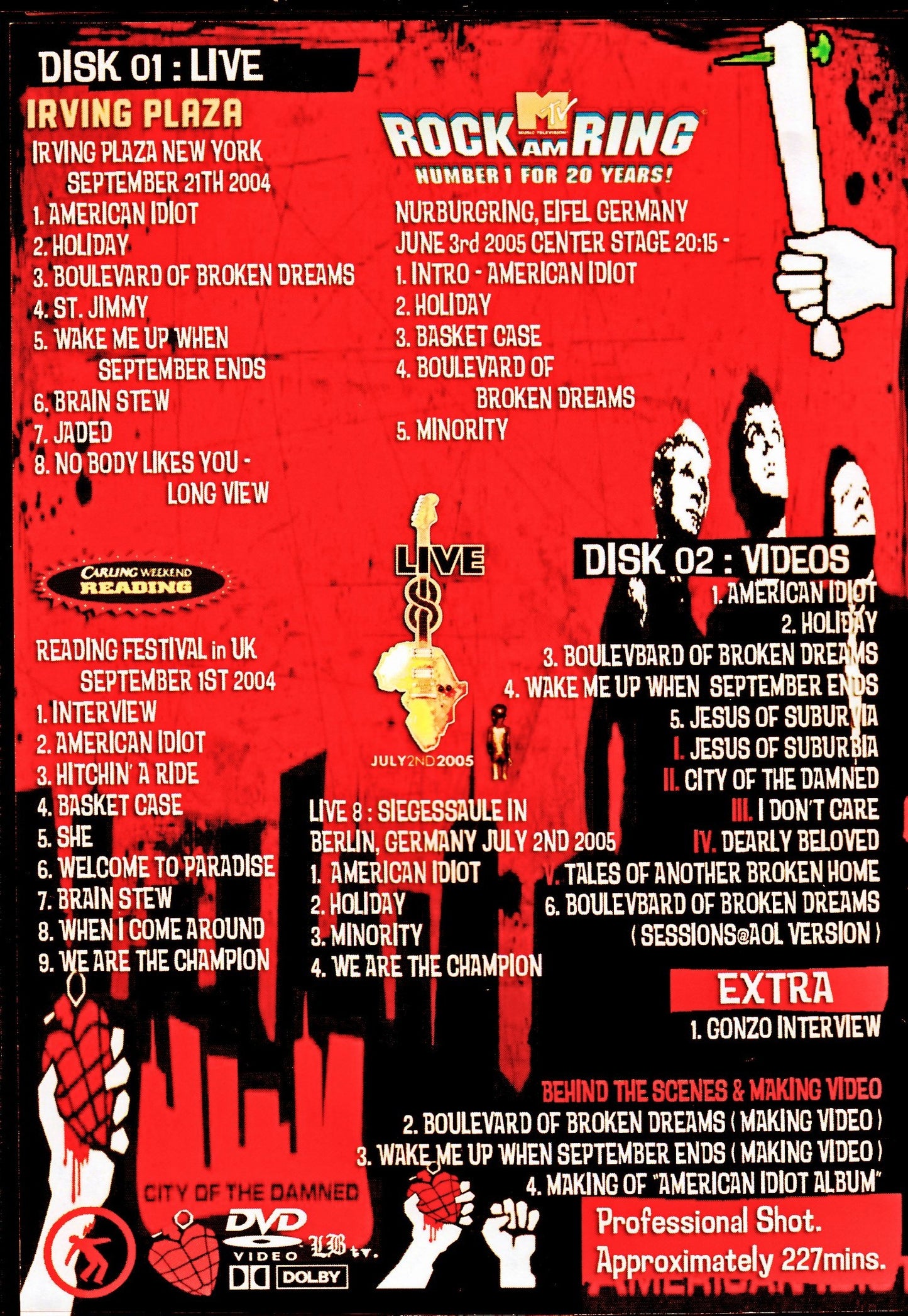 Greenday/Performances 2004-2006 Vol.2