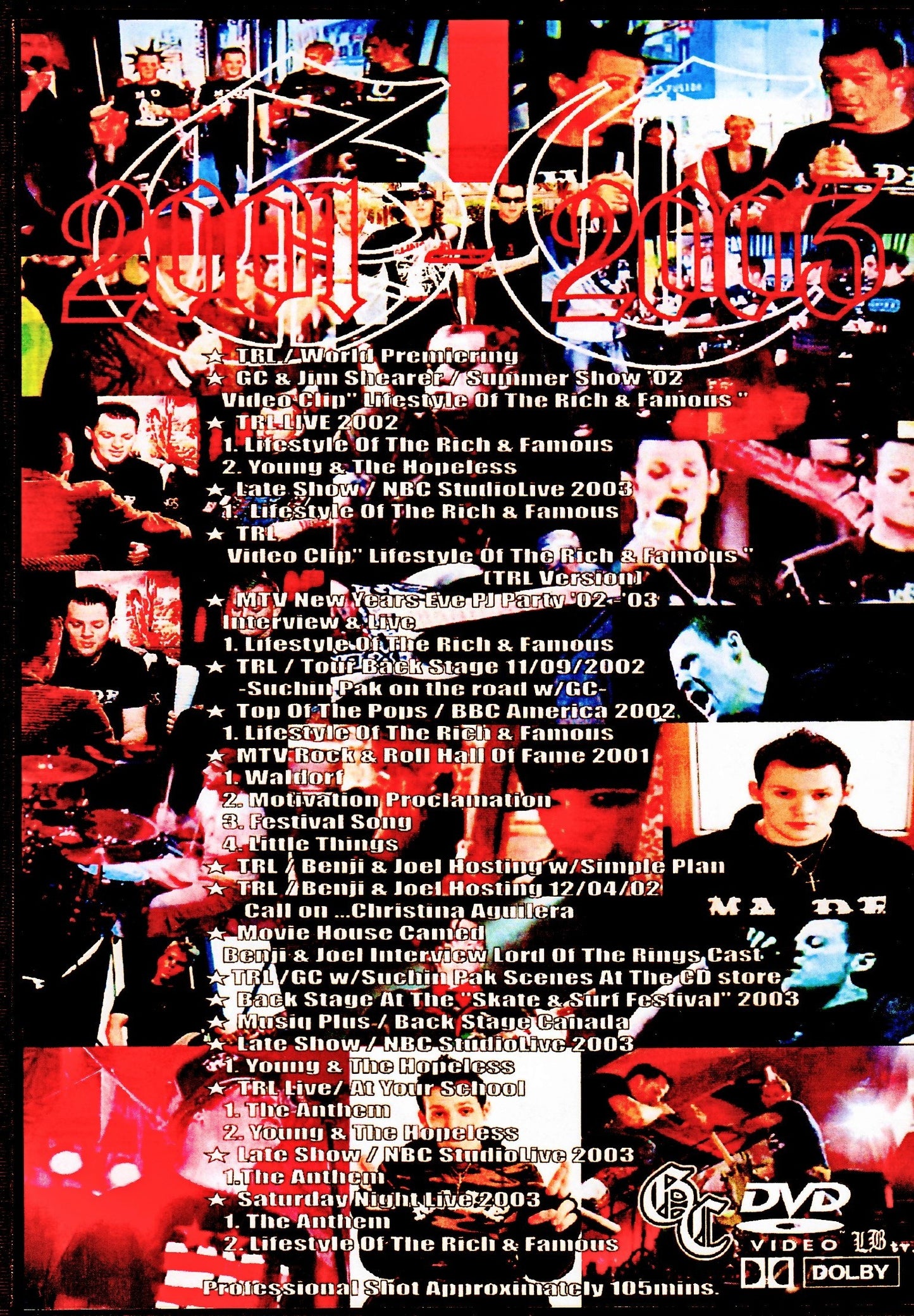 Good Charlotte/TV Performances 2001-2003
