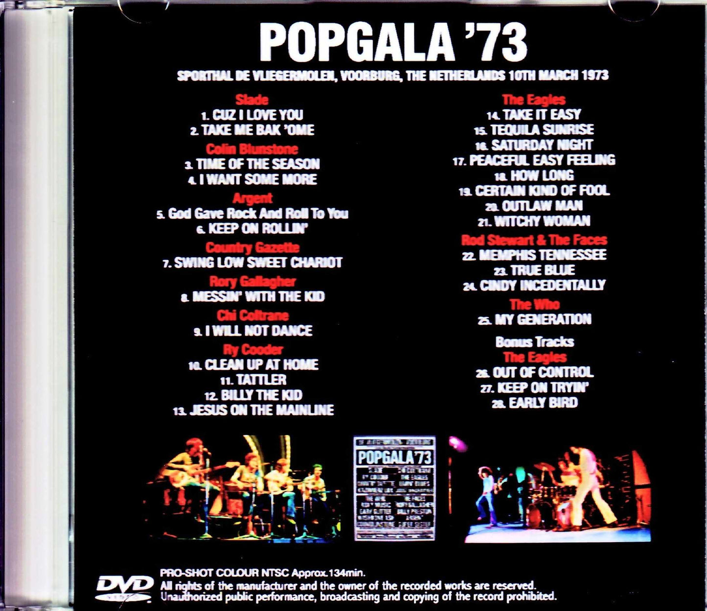 Various Artists Eagles, Slade, Ry Cooder, Rod Stewart, Faces/Netherlands 1973