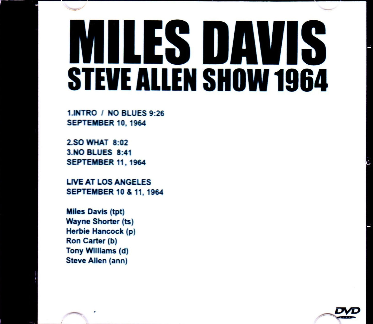 Miles Davis/CA, USA 1964