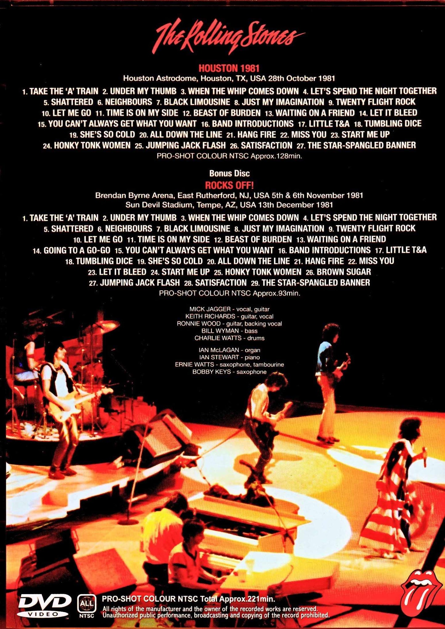 Rolling Stones/TX,USA 1981 Remastered & more
