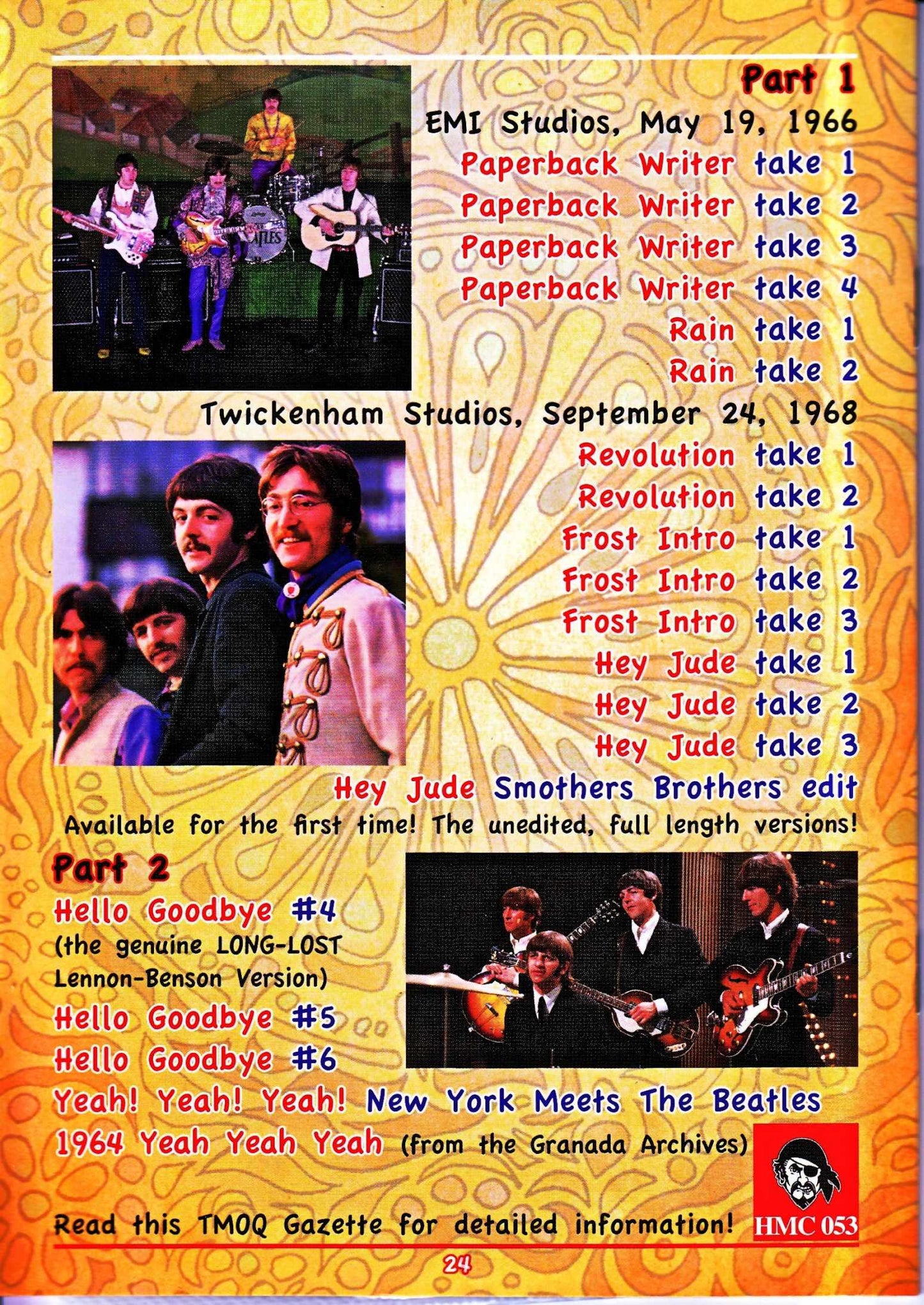 Beatles/Contains Previously Unreleased Video Material