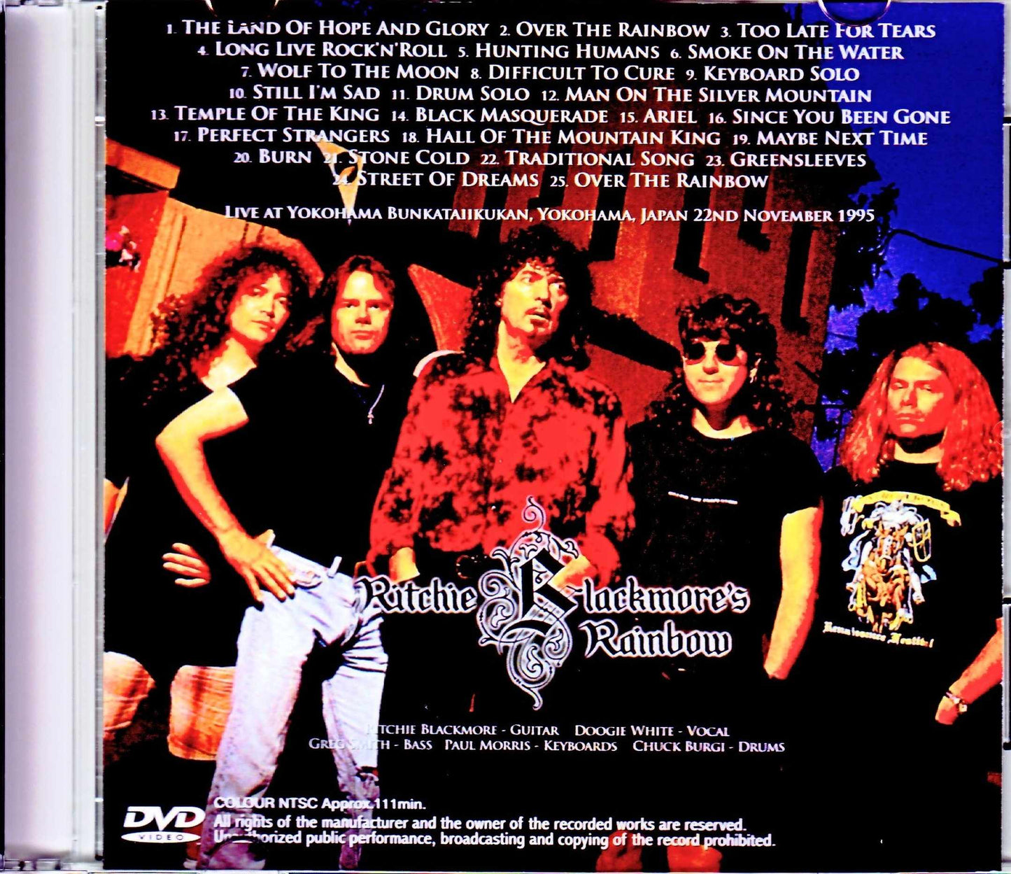 Ritchie Blackmore's Rainbow/Kanagawa,Japan 1995