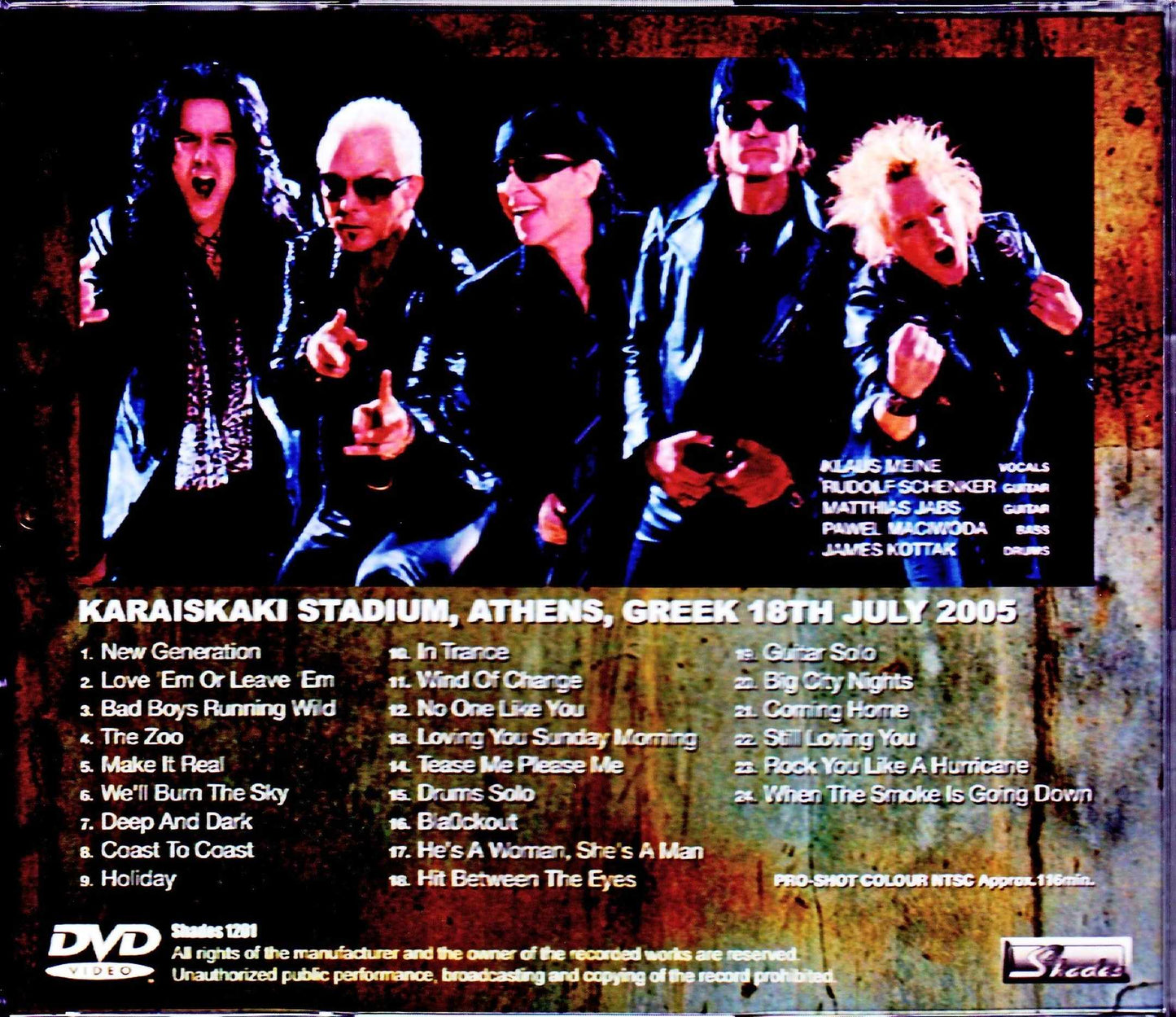 Scorpions/Greek 2005