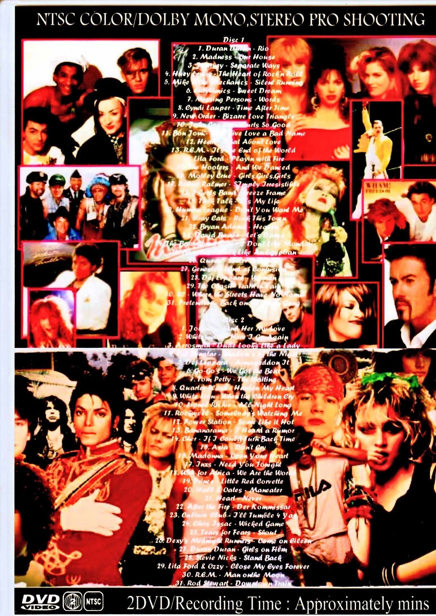 Various Artists Def Leppard,Tom Petty,Asia,Prince,Journey,Clash,Cyndi Lauper/80's Video Collection Vol.7 & 8