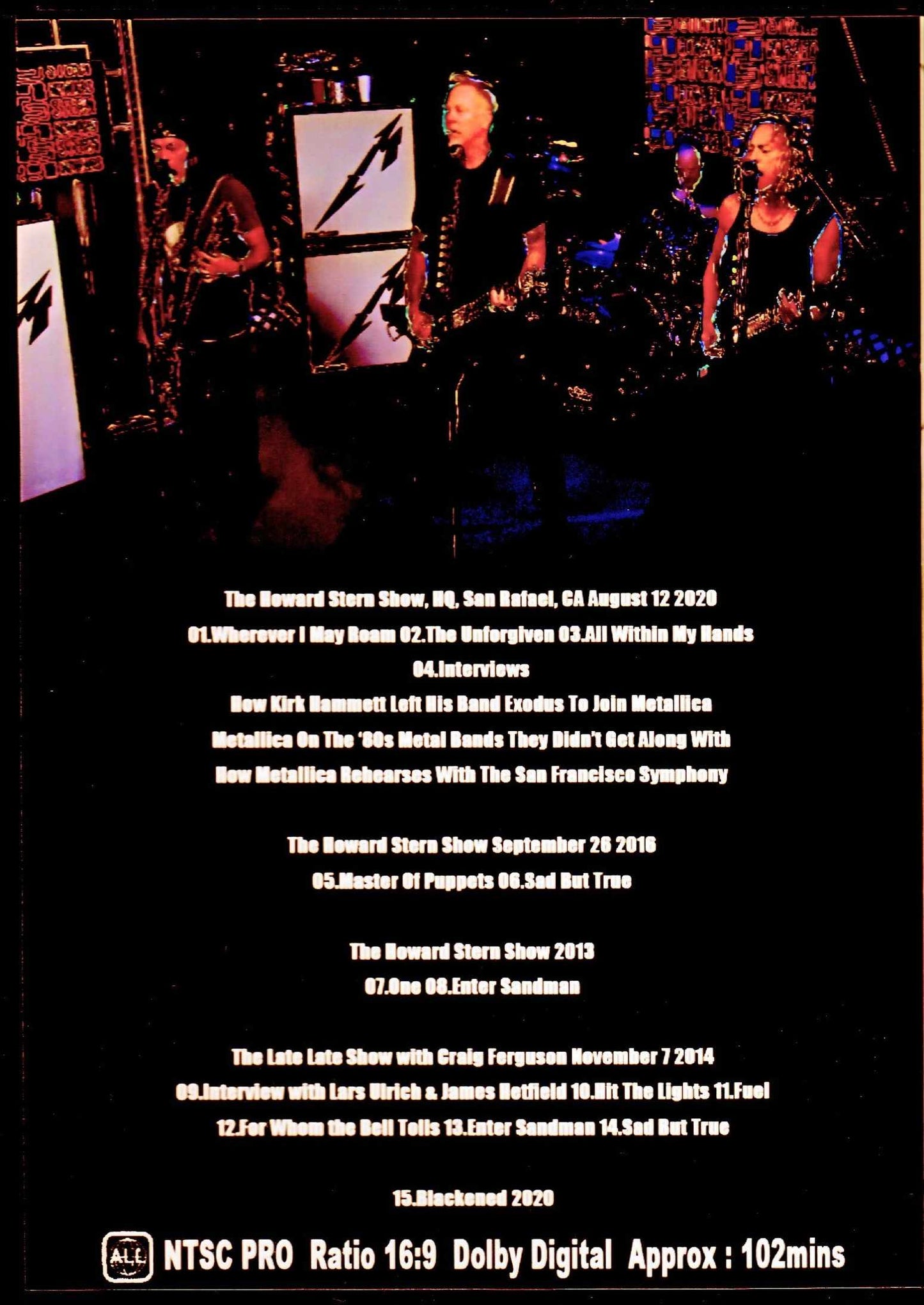 Metallica/S & M 2Promotion Broadcast Show 2020