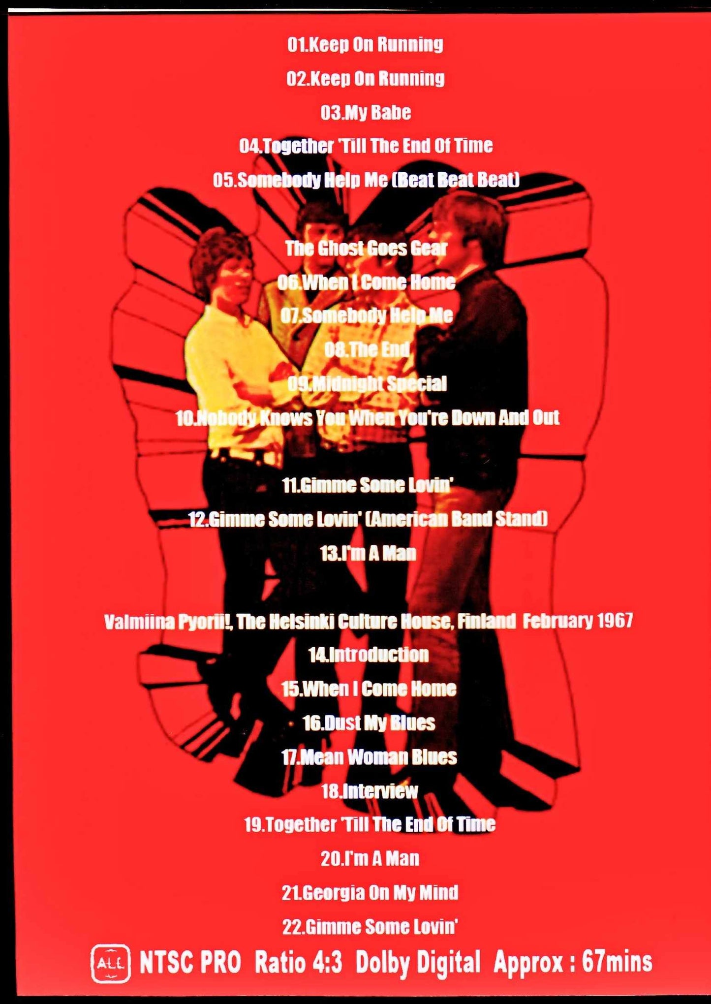 Spencer Davis Group/Early video collection from 1965 to 1967