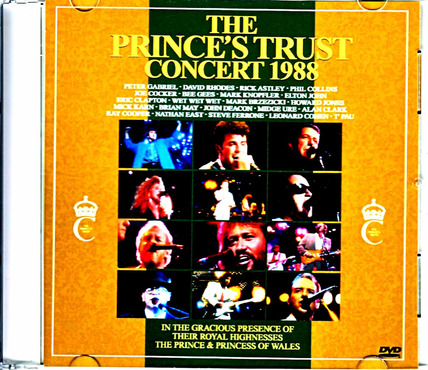 Various Artists Eric Clapton, Phil Collins, Elton John, Peter Gabriel/Charity organization supporting young unemployed people Concert London, UK 1988