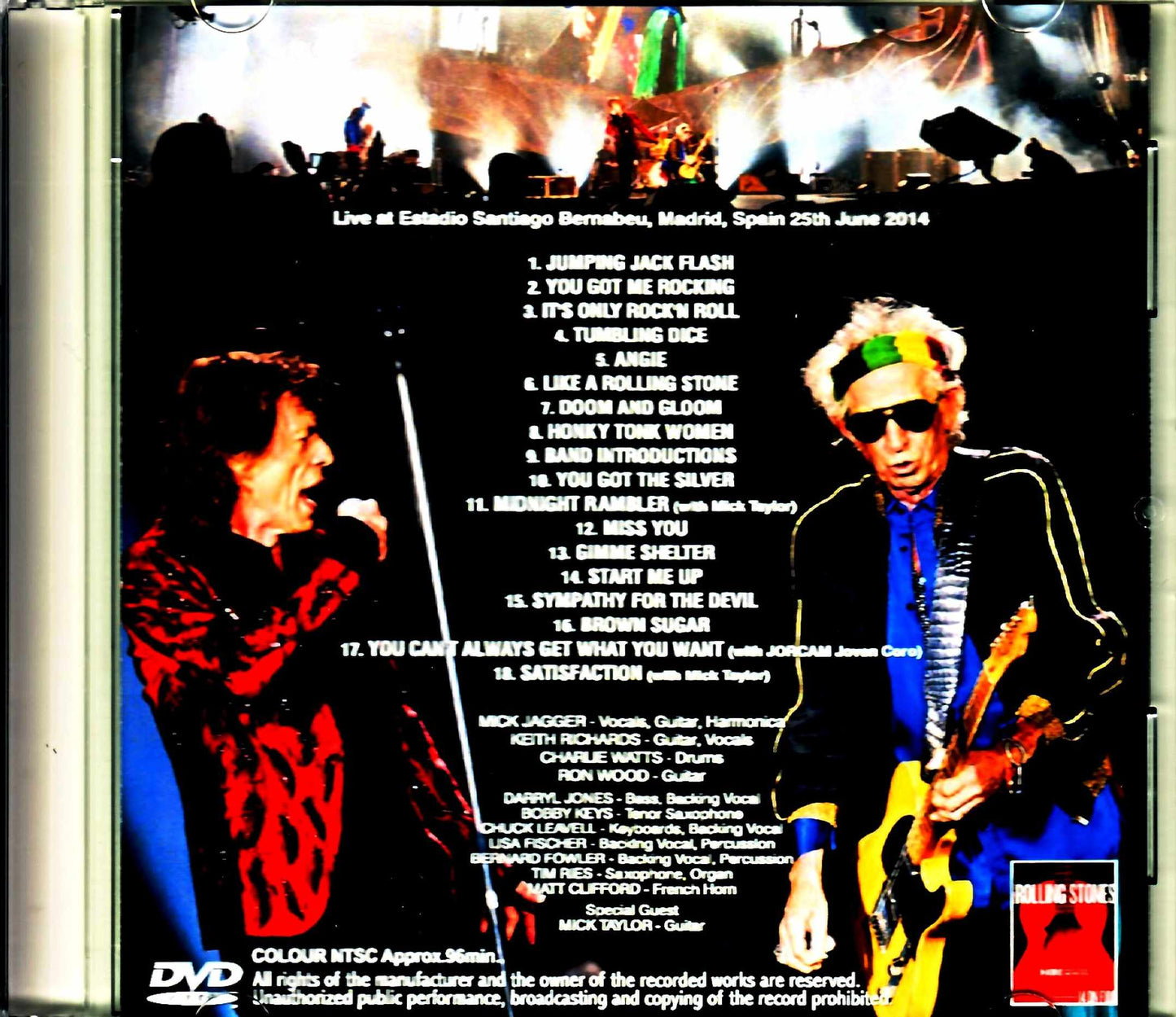 Rolling Stones/Spain 2014 New Audio Master