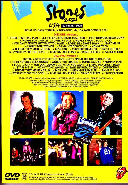 Rolling Stones/MN,USA 2021 2Shots Edition