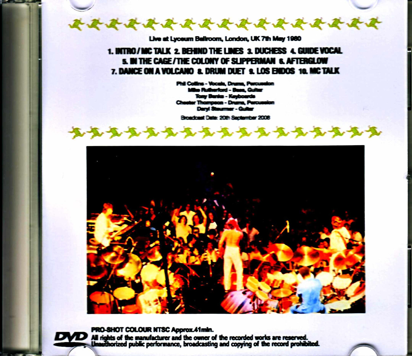 Genesis/London, UK 1980 Japanese Broadcast Edition