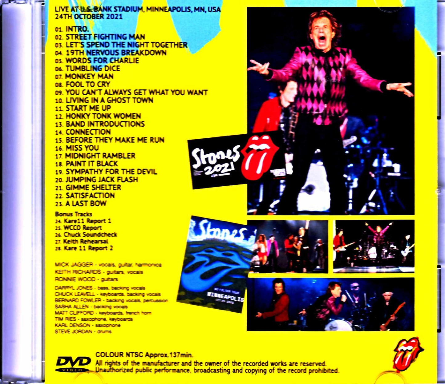 Rolling Stones/MN,USA 2021 Multi-Cam & more Jewel Version