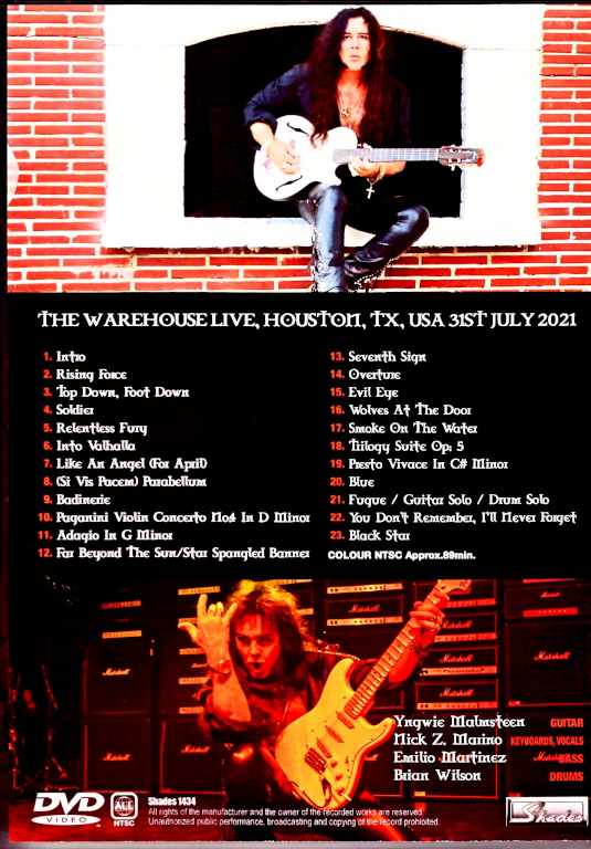 Yngwie Malmsteen /TX,USA 2021