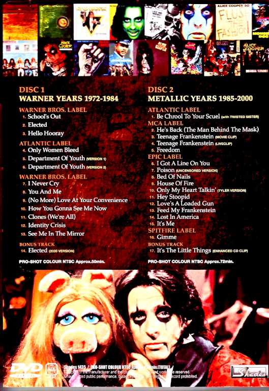 Alice Cooper Alice Cooper/Definitive Music Video Collection 1972-2000