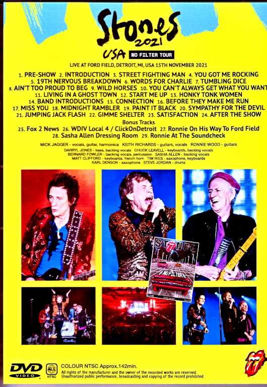 Rolling Stones/MI,USA 2021 Multi-Cam Upgrade & more