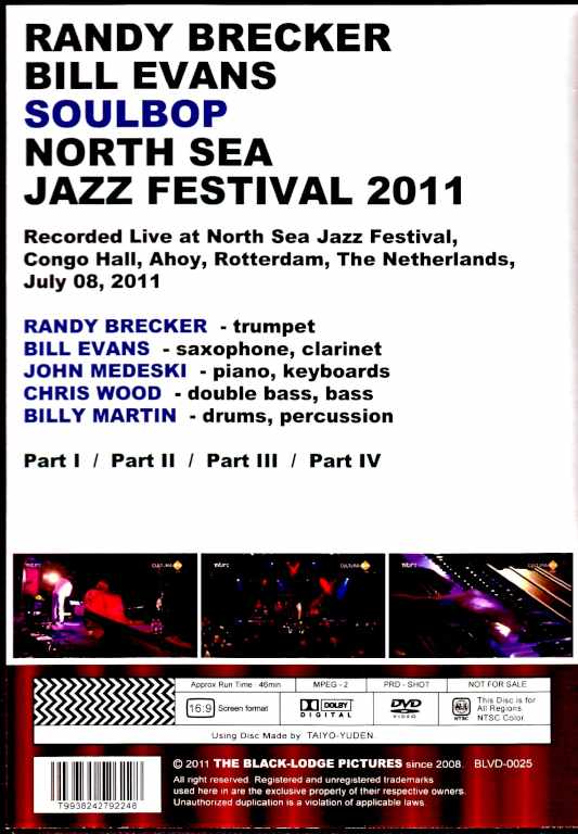 Randy Brecker Bill Evans Soulbop Randy Brecker Bill Evans/Netherlands 2011